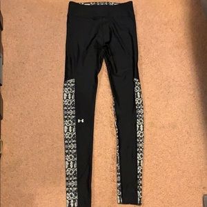 Under armour long compression pants with pattern